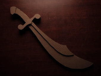 compare product Medieval Sword Cardboard Kit: Knight's Quest