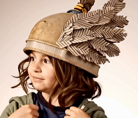 Viking Helmet Cardboard Kit: Norse Warrior - 1_viking-helmet-kit