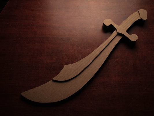 Medieval Sword Cardboard Kit: Knight's Quest