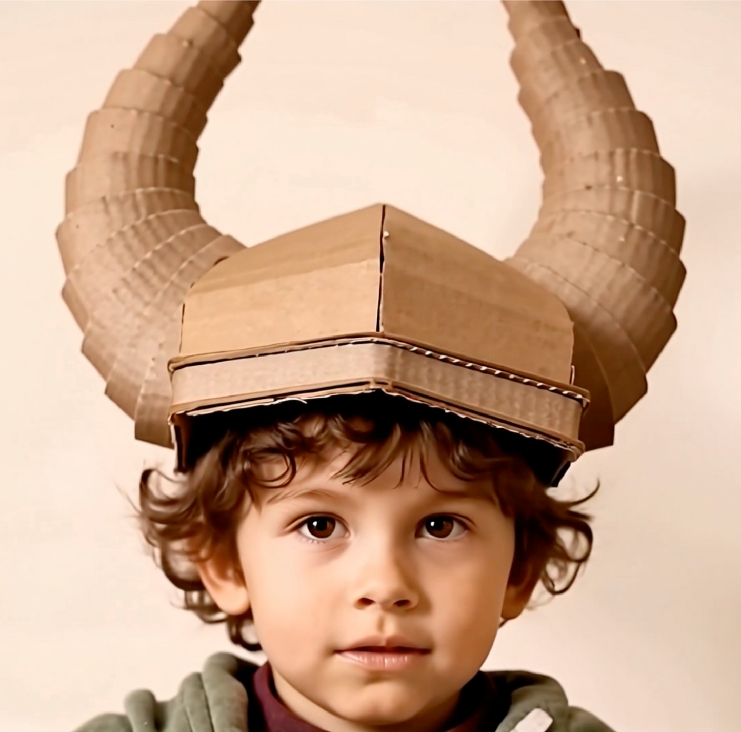 Viking Helmet Cardboard Kit: Norse Warrior - 2_viking-helmet-kit