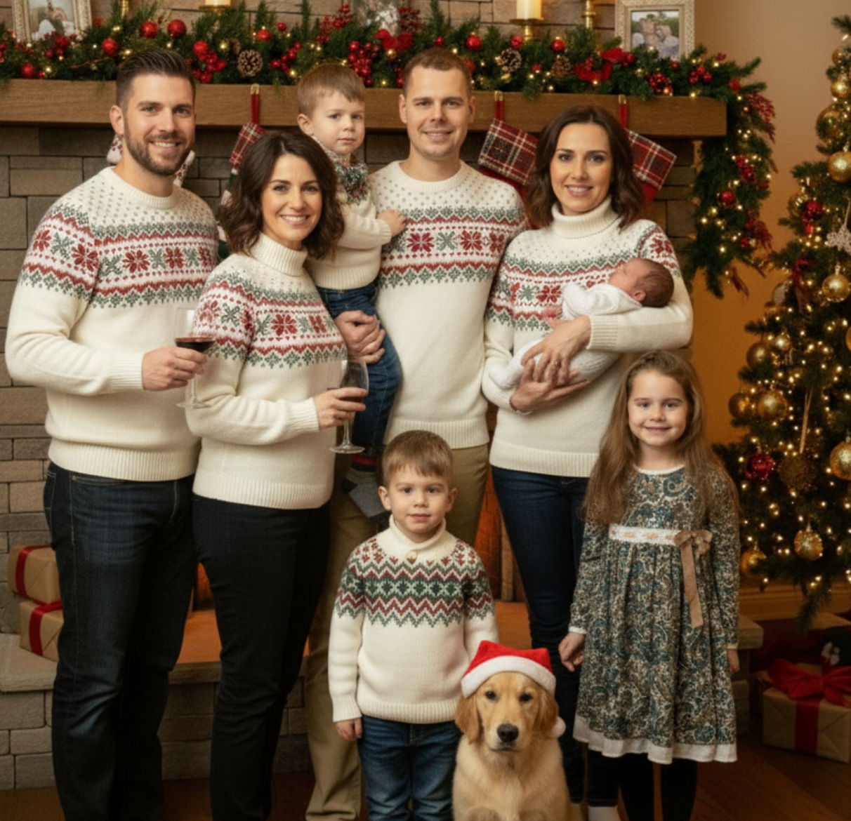 AI Holiday Card Photoshoot