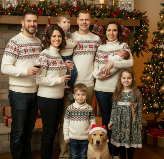 AI Holiday Card Photoshoot