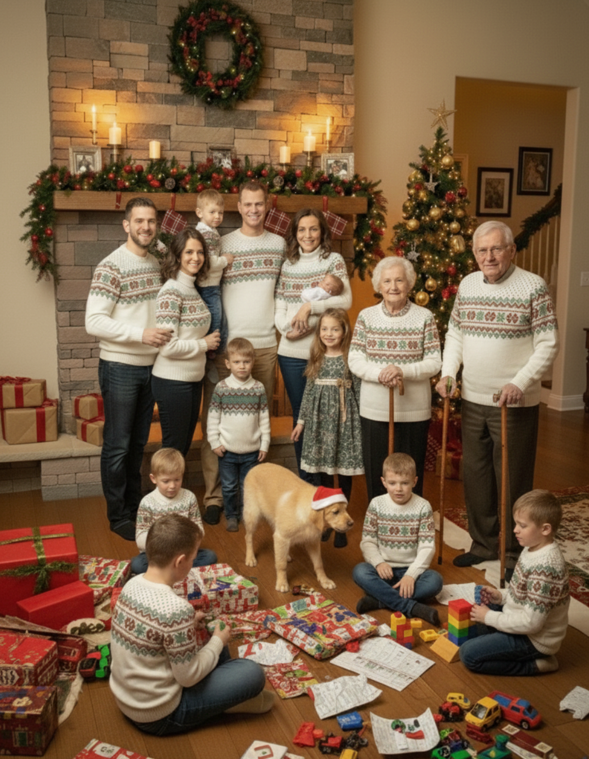 AI Holiday Card Photoshoot