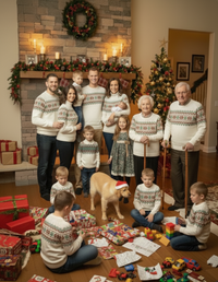 AI Holiday Card Photoshoot